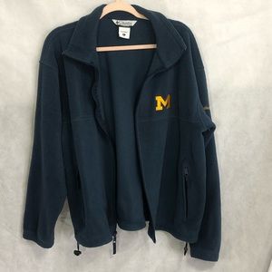 Michigan Columbia fleece jacket